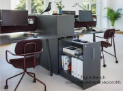 Bureau Bench Ogi A avec rangement de séparation