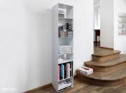 Bibliothèque de rangements UNIT ensemble blanc