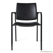 Chaise de conférence Bio L, empilable. La Bio L a un dossier plus haut.