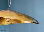 Détail finition laiton doré suspension Brass
