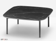 Table basse Buddy, coins arrondis