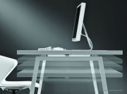 En option, pied réglable en hauteur