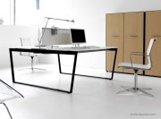 Bureau collection Arko bench avec écrean de séparation