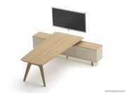 Bureau / table sur desserte Rail
