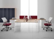 Bureau collection Glider chêne avec retour