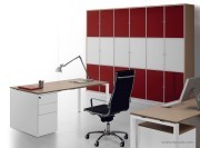 Bureau professionnel Glider avec caisson porteur