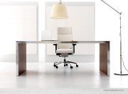 Bureau direction Wing version mélaminé noyer