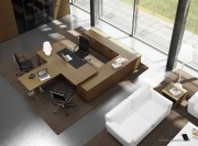 Bureau collection Arche avec plan extension réunion face au bureau
