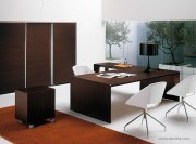 Bureau collection Eracle chêne foncé