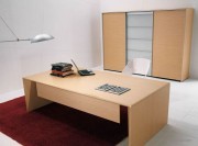 Bureau collection Eracle chêne avec voile