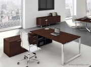Mobilier de bureau Loopy wengé