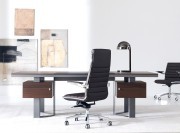 Bureau de direction bois avec 2 caissons Lloyd