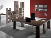 Bureau collection Titano ébène avec retour
