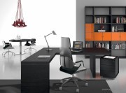 Bureau collection Titano wengé avec retour