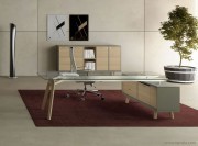 Bureau de direction moderne sur desserte porteuse collection Rail