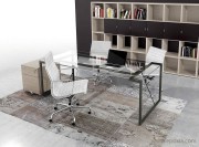 Bureau direction verre Ibis