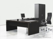 Bureau de direction Xenion avec pieds panneaux