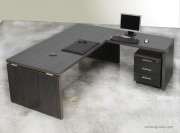 Bureau de direction Xenion avec retour et caisson mobile