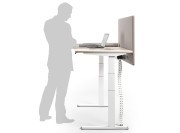 Bureau individuel Altim réglable en hauteur éléctriquement