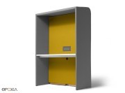 Bureau individuel avec cloisons acoustiques Circuit Zoom