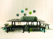 Table de réunion ou bench opérateur Picnic