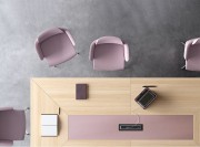 Détail sur l'insert cuir