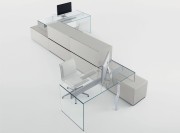 Bureau en verre Air Desk 1 Up sur console Système Air Up