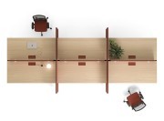 Bureaux Bench openspace Glider 6 personnes