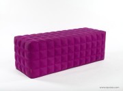 Grand pouf rose BuzziCube 3D 16SQ quatro