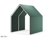Cabane acoustique Barn 270, panneaux pleins