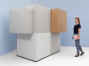 Cabine acoustique double Boston, extension latérale et arrière