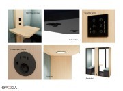 Détails techniques communs aux cabines acoustiques Essentielle