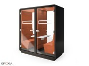 Cabine HushTwin, coque extérieure anthracite