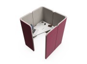 Bureau avec alcove acoustique Let's Think