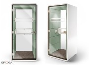 Cabine téléphonique HushPhone sans tabouret