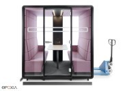 Cabine de réunion acoustique HushMeet M, 4 personnes