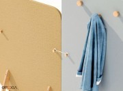 Cloisons modulaires Muro, avec accessoires patères et lien de connexion