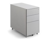Caisson fixe, ouverture frontale. Hauteur bureau profondeur 60 cm