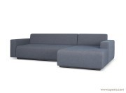 Canapé Combo en tissu gris