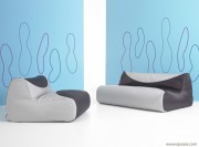 Canapé et fauteuil outdoor Fluid