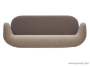 Canapé bicolore Softline pour lobby d'hôtel Basel 