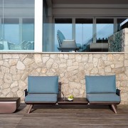 Canapé modulable outdoor 2 places + table SamouraÏ
