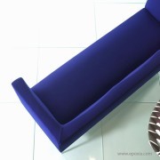 Canapé tissu bleu on / off