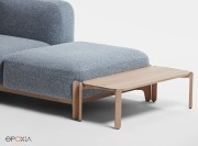 Canapé Sabot extension tablette bois