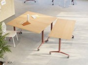 Table Carma Rabattable sur roulettes
