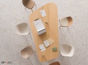 Table Carma avec plateau Trapézoïdal
