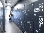 Casiers de rangement CombiLine avec numérotation