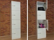 Casier 1 colonne 4 cases oxwood
