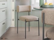 Chaise Amelie, pieds fin en métal