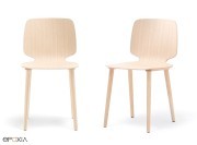 Chaises Babila, tout bois